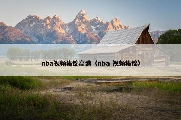 nba视频集锦高清（nba 视频集锦）