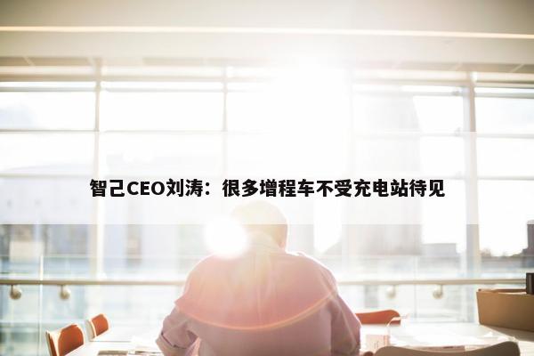 智己CEO刘涛：很多增程车不受充电站待见