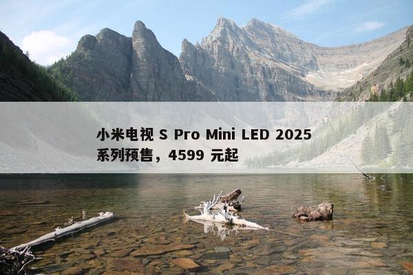 小米电视 S Pro Mini LED 2025 系列预售，4599 元起