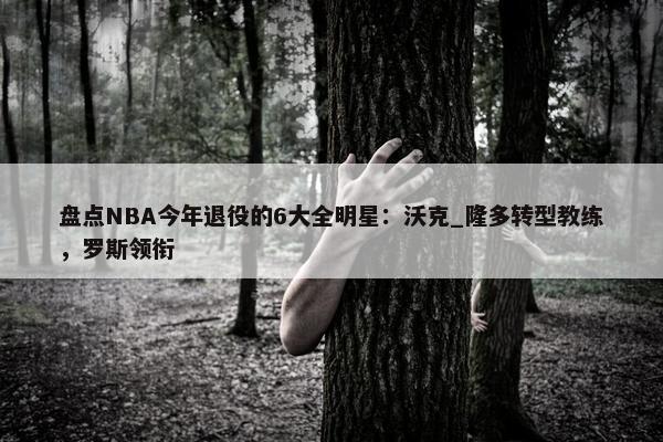 盘点NBA今年退役的6大全明星：沃克_隆多转型教练，罗斯领衔