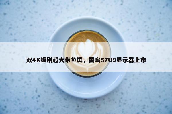 双4K级别超大带鱼屏，雷鸟57U9显示器上市