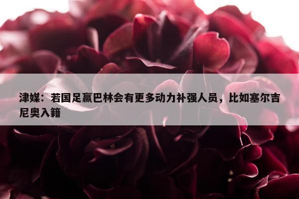 津媒：若国足赢巴林会有更多动力补强人员，比如塞尔吉尼奥入籍